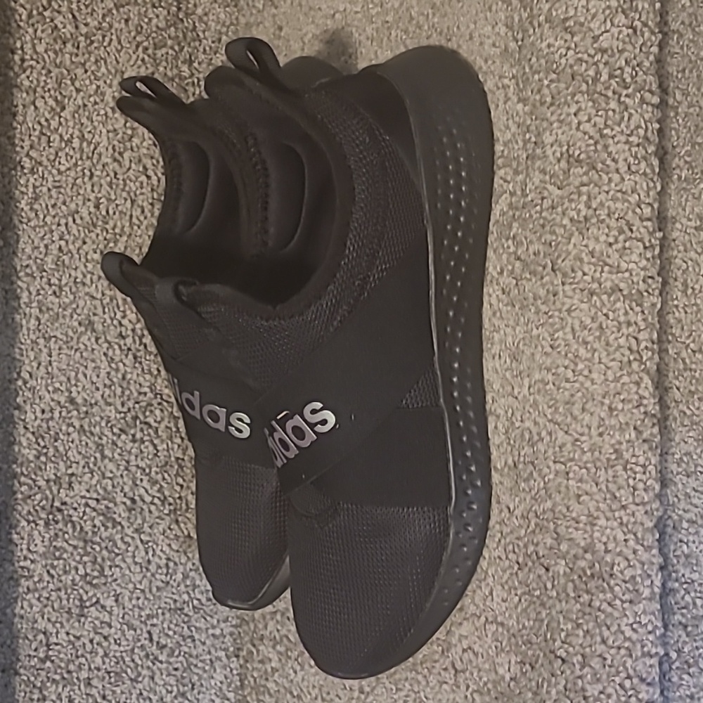 Adidas- Women's Size 8 - black casual shoes